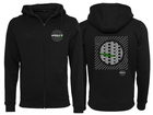 Appelpop Zipper Hoodie Zwart 